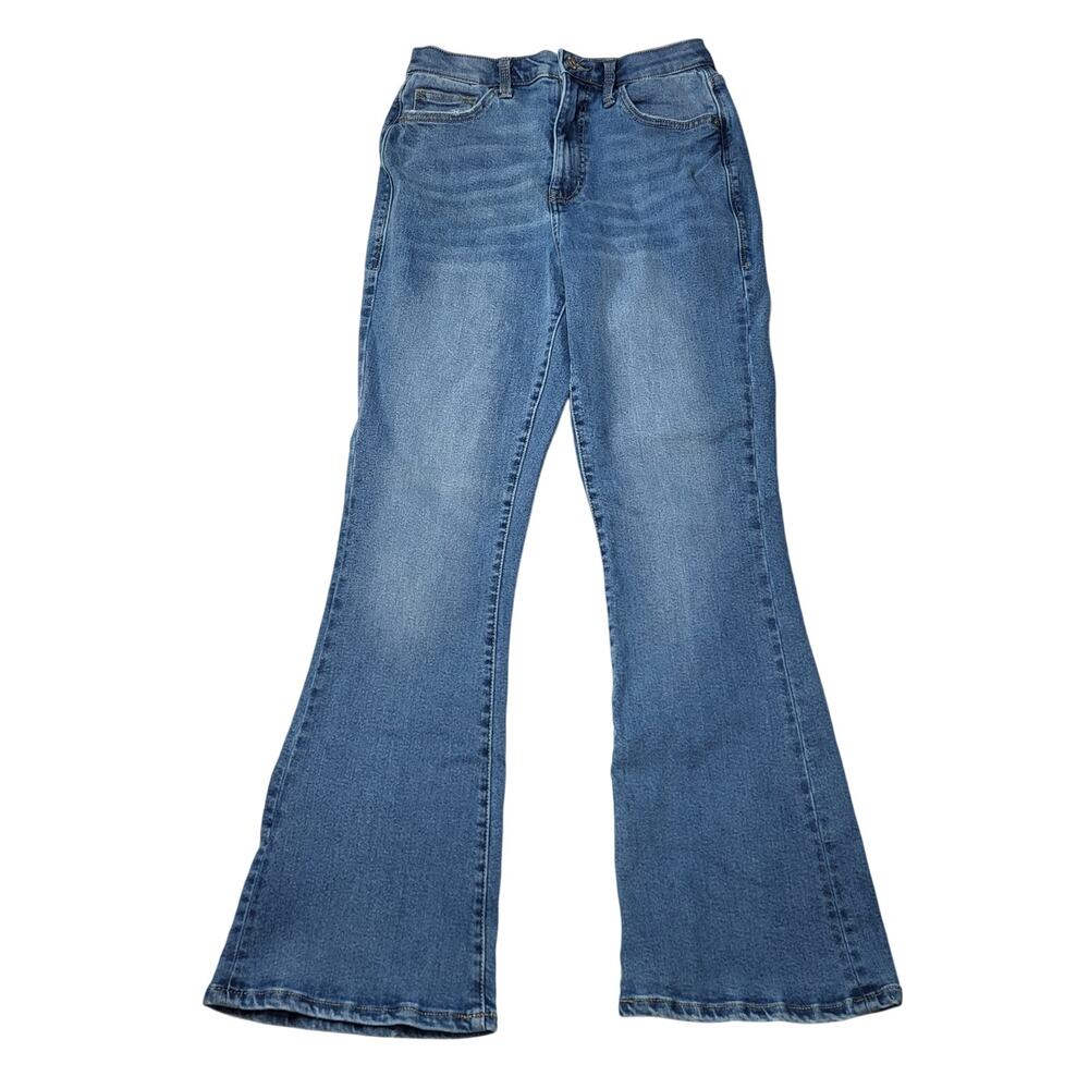 LuLaRoe Blue Denim Flare Jeans